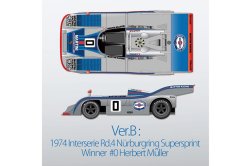 Photo1: HIRO K800 1/43 Porsche 917/30 Ver.B Martini 1974 Interserie #0 H.Muller