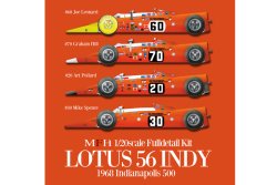 Photo1: **Preorder** HIRO K263 1/20 Lotus 56 Indy 1968 Indianapolis 500
