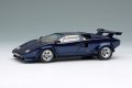 EIDOLON EM432J Lamborghini Countach LP400S 1980 with Rear Wing Blu Acapulco Limited 50pcs