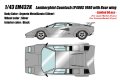 **Preorder** EIDOLON EM432K Lamborghini Countach LP400S 1980 with Rear Wing Agento Metallizzato Limited 50pcs