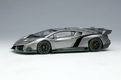 Photo1: **Preorder** EIDOLON EM449C Lamborghini Veneno 2013 Metallic Gray / Green Accent Limited 80pcs