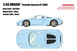 Photo1: **Preorder** EIDOLON EM566F Porsche Carrera GT 2004 Gulf Blue Limited 80pcs