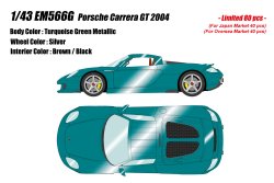 Photo1: **Preorder** EIDOLON EM566G Porsche Carrera GT 2004 Topaz Blue Metallic Limited 80pcs