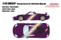 **Preorder** EIDOLON EM567F Porsche Carrera GT 2004 (Rear Wing Up) Viola Metallic Limited 80pcs