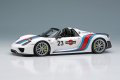 EIDOLON EM569A Porsche 918 Spyder Weissach Package 2011 White / Martini Stripe