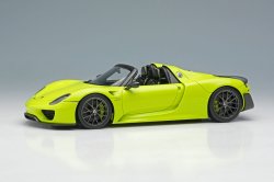 Photo1: EIDOLON EM569D Porsche 918 Spyder Weissach Package 2011 Acid Green Limited 80pcs