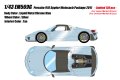 **Preorder** EIDOLON EM569G Porsche 918 Spyder weissach Package 2011 Liquid Metal Chrome Blue Limited 120pcs