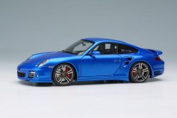 Photo1: **Preorder** EIDOLON EM619C Porsche 911 (997.2) Turbo 2010 Aquua Blue Metallic Limited 50pcs