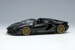 Photo1: **Preorder** EIDOLON EM637E Lamborghini Aventador LP780-4 Ultimae Roadster 2021 (Dianthus Wheel) Black Limited 60pcs