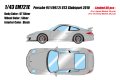 EIDOLON EM721E Porsche 911 (997.2) GT3 Clubsport 2010 GT Silver Limited 60pcs