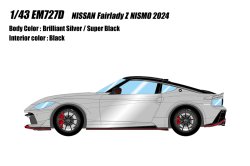 Photo1: **Preorder** EIDOLON EM727D Nissan Fairlady Z NISMO 2024 Brilliant Silver / Super Black