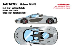 Photo1: **Preorder** EIDOLON EM741E McLaren P1 2013 Ice Silver Metallic Limited 60pcs