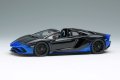 **Preorder** EIDOLON EM767A Lamborghini Aventador S Roadster 50th Anniversary Japan 2018 Blu Nethuns /Black Gradation Limited 100pcs