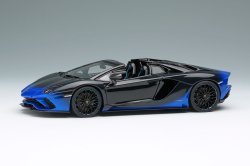 Photo1: **Preorder** EIDOLON EM767A Lamborghini Aventador S Roadster 50th Anniversary Japan 2018 Blu Nethuns /Black Gradation Limited 100pcs