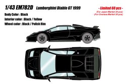 Photo1: **Preorder** EIDOLON EM782D Lamborghini Diablo GT 1999 Black Limited 60pcs