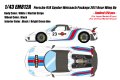 **Preorder** EM812A Porsche 918 Spyder weissach Package Rear Wing Up White / Martini Stripe Limited 120pcs