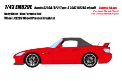 Photo1: **Preorder** EIDOLON EM829E Honda S2000 (AP2) Type-S 2007 (CE28S wheel) New Formula Red Limited 50pcs
