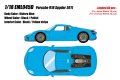 **Preorder** EIDOLON EML045D 1/18 Porsche 918 Spyder 2011 Riviera Blue Limited 60pcs