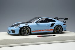 Photo1: **Preorder** EIDOLON EML072C 1/18 Porsche 911 (991.2) GT3 RS Weissach Package 2018 Gulf Blue