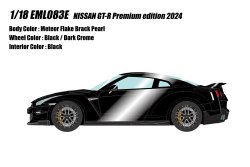 Photo1: **Preorder** EIDOLON EML083E 1/18 Nissan GT-R Premium edition 2024 Meteor Flake Black Pearl