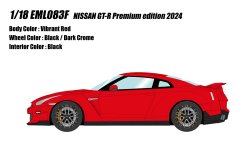 Photo1: **Preorder** EIDOLON EML083F 1/18 Nissan GT-R Premium edition 2024 Vibrant Red