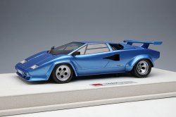 Photo1: **Preorder** EIDOLON EML086C 1/18 Lamborghini Countach LP5000S with Rear Wing 1982 Metallic Light Blue