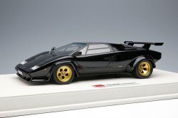 Photo1: **Preorder** EIDOLON EML086D 1/18 Lamborghini Countach LP5000S with Rear Wing 1982 Black