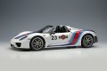 **Preorder** EIDOLON EML089A 1/18 Porsche 918 Spyder Weissach Package 2011 White / Martini Stripe