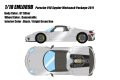 **Preorder** EIDOLON EML089B 1/18 Porsche 918 Spyder Weissach Package 2011 GT Silver