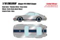 **Preorder** EIDOLON EML090F 1/18 Singer 911(964) Coupe Titanium Silver / Navy Stripe Limited 100pcs