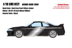 Photo1: **Preorder** EIDOLON EML102I 1/18 Nismo 400R 1996 Dark Gray Pearl Limited 50pcs