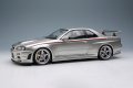 **Preorder** EIDOLON EML135A 1/18 Nissan Skyline GT-R (BNR34 NISMO R-tune Version) 2004 Silver / NISMO Stripe Limited 120pcs