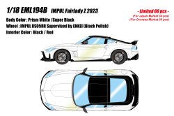 Photo1: **Preorder** EIDOLON EML194B 1/18 IMPUL Fairlady Z 2023 Prism White / Super Black Limited 60pcs