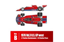 Photo1: **Preorder** HIRO K825 1/12 Brabham BT45 Ver.B 1976 Rd.3 U.S.GP West #7/8