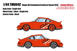 Photo1: **Preorder** Titan64 TM004C 1/64 Singer DLS Goodwood Festival of Speed 2018 Bright Red Limited 300pcs