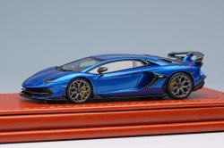 Photo1: **Preorder** Titan64 TM007E 1/64 Lamborghini Aventador SVJ 2018 Blu Nethuns Limited 200pcs