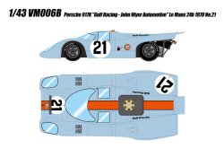 Photo1: **Preorder** VISION VM006B Porsche 917K "Gulf Racing - John Wyer Automotive" Le Mans 24h 1970 No.21