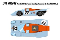 Photo1: **Preorder** VISION VM006C Porsche 917K "Gulf Racing - John Wyer Automotive" Le Mans 24h 1970 No.22