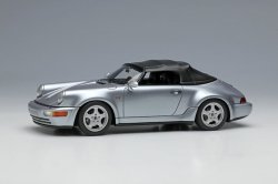 Photo1: **Preorder** VISION VM166A Porsche 911(964) Speedster Turbo look 1993 Polar Silver Metallic