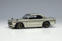 Photo1: **Preorder** VISION VM273A Nissan Skyline 2000 GT-R (KPGC10) 1971 with Chin spoiler (RS watanabe 8spoke) Champagne Silver