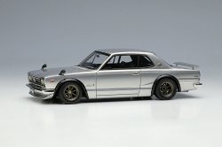 Photo1: **Preorder** VISION VM273B Nissan Skyline 2000 GT-R (KPGC10) 1971 with Chin spoiler (RS watanabe 8spoke) Silver