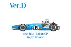 Photo1: **Preorder** HIRO K846 1/12 Matra MS11 Ver.D 1968 Rd.9 Italian GP #6 J.P.Beltoise