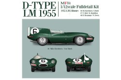 Photo1: **Preorder** HIRO K857 1/12 Jaguar D-Type LM 1955 Winner