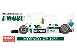 Photo1: STUDIO27　FD20005 1/20 Williams FW08C Monaco GP 1983