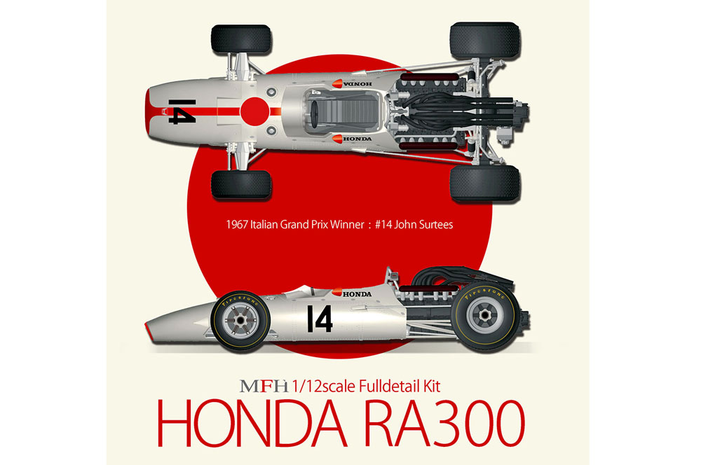 **Preorder** HIRO K815 1/12 Honda RA300 1967 - RACCOON Web-Shop