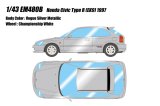 Photo: **Preorder** EIDOLON EM480B Honda Civic Type R (EK9) 1997 Vogue Silver Metallic