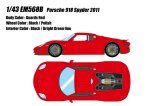 Photo: **Preorder** EIDOLON EM568B Porsche 918 Spyder 2011 Guards Red