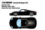 Photo: **Preorder** EIDOLON EM568C Porsche 918 Spyder 2011 Black