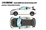Photo: **Preorder** EIDOLON EM656B Toyota GRMN Yaris Circuit Package 2022 Platinam White Pearl Mica