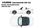 Photo: **Preorder** EIDOLON EM764A Mazda Roadster (ND) 990S 2022 Snow Flake White Pearl Mica